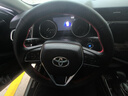 淄客适用丰田真皮手缝方向盘套卡罗拉雷凌荣放凯美瑞亚洲龙锋汉威兰达 头层牛皮 小牛皮黑皮侧孔红线 实拍图
