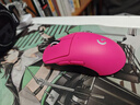 罗技（G）GPW3 狗屁王三代无线游戏鼠标 专业电竞手型  60g轻量 粉  升级8KHz 88G 888IPS  实拍图