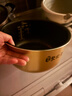 美的电饭煲内胆原装不锈钢圆灶釜不粘内锅MB-WFS4017/40294内胆 美的电饭煲内胆4l黄晶蜂窝聚能釜【送饭勺】 实拍图