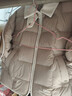 坦博尔轻薄羽绒服女短款翻领宽松舒适衬衫式女士外套330226D 椰奶咖160 实拍图
