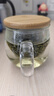 忆壶茶（YIHUTEA）茶杯玻璃茶具加厚喝水杯子茶水分离杯带过滤耐高温男女泡茶马克杯 竹盖泡茶杯400ml 实拍图