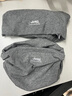 Jeep纯棉包头帽男光头帽女士月子帽产后套头帽春秋冬防风保暖睡帽子 浅灰（双层帽子+围脖） 均码 实拍图