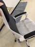 黑白调P4 Pro人体工学电脑椅子办公椅可躺午休椅电竞椅久坐舒适老板椅 霜白(2D腰托+155°带脚托可躺） 实拍图