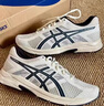 亚瑟士ASICS男鞋透气跑鞋运动鞋缓震舒适跑步鞋 GEL-CONTEND 4 白色/银色 41.5 实拍图