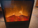WeWarm【UV除菌99.9%】壁炉取暖器家用暖风机仿真炭火电暖器室内外大面积速热冷暖风机轻音节能1908NUV 实拍图
