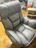 积木部落 电脑椅子久坐舒适休闲电竞沙发椅人体工学家用学习椅可躺办公椅 灰色+脚踏【折叠扶手+可躺靠背】 实拍图