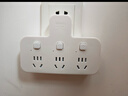 公牛（BULL）转换插头/品字形一转三插座/无线转换插座/电源转换器 适用卧室、厨房 3位分控开关插座  实拍图