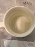 心遇礼羊脂玉白瓷泡茶杯陶瓷办公水杯子女士伴手礼退休生日礼物男士老师 实拍图
