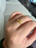 六福珠宝福满传家足金猫爪实心黄金戒指开口戒 计价 F41TBGR0004 4.38克(含工费315元) 晒单实拍图