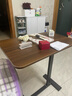 飞旺藤达床边桌可移动升降电脑桌客厅沙发可折叠书桌家用卧室学习桌写字桌 常规款-胡桃色-黑架隐藏轮【亏本冲量】 实拍图