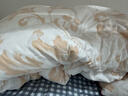 LOVO罗莱 A类 95%白鹅绒羽绒被 冬被 1000g填充200*230cm 花色 实拍图