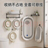 iuu婴儿洗澡盆儿童浴盆大号宝宝可折叠可坐可躺新生儿童用品 【北欧灰】浴盆+可调节浴架+脸盆 材质：食品级PP材质，安全无异味 实拍图