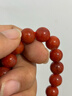 石玥珠宝精品11-12mm凉山南红玛瑙手串本命年转运珠手链男女士款礼物 实拍图