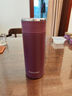 富光 保温杯高档男女316不锈钢学生便携泡茶大容量水杯年货礼品定制 紫红450ml【316内胆】 实拍图