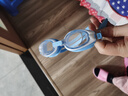 李宁（LI-NING）儿童泳镜舒适防水泳镜柔软防雾青少年游泳眼镜254蓝色 实拍图