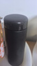 米家 保温杯 316不锈钢水杯 男女士杯子 大容量茶杯便携 350ml黑色 实拍图