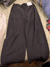 优衣库女装针织廓形长裤快干速干吸汗高腰弯刀镰刀裤479688 08 深灰色 S /155/64A 实拍图