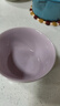马卡龙色系陶瓷碗奶油色高颜值家用釉下彩餐具ins新款饭碗甜品碗 1个装【4.5英寸碗】淡雅紫 实拍图