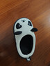 猪爸爸儿童棉麻拖鞋男童秋冬家居室内防滑女童中童卡通不闷脚棉拖鞋白20 实拍图