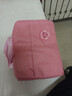 京东物流 便当包保温包双层手提包包牛津布大容量饭盒袋 粉色 实拍图