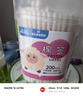 海氏海诺艾暖细头棉签200支*3 乳牙婴幼儿童鼻孔肚脐耳廓双头螺旋耳勺头 实拍图