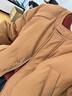 三彩2025冬季新款【90白鹅绒】防水易打理羽绒服宽松短款外套M 南瓜色预售[付款15天内]发 S 155/80A 实拍图