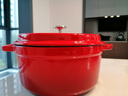 卡罗特珐琅锅铸铁锅家用送礼乔迁礼物炖锅炖盅砂锅汤锅不粘锅煮锅 24cm 实拍图
