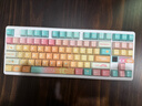 狼蛛（AULA）F87ProV2客制化无线机械键盘电竞游戏专用  蓝牙/2.4G/有线三模连接全键热插拔gasket结构办公键盘 F87ProV2超神版【流星冰淇淋轴】主题热升华 实拍图
