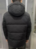 雪中飞高充绒连帽羽绒服男士冬季户外出勤休闲三层保暖防寒科技羽绒外套 黑色 2XL (185) 实拍图