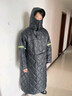 八海鸟电动车挡风被挡风衣冬季加绒骑行保暖防寒服电瓶车摩托车防风防雨 实拍图