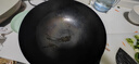 堺不動 日本原装进口铁锅超轻薄物理不沾炒锅无涂层家用圆底燃气灶适用 木柄炒锅无盖款 33cm 实拍图