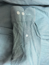 京东京造【纯棉牛津纺】休闲衬衫男长袖男衬衫外套秋冬男 绿41 实拍图