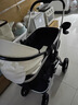 纽贝耳newber婴儿车 婴儿推车 婴儿车0-3岁用折叠可坐可躺带减震 可换向 黑白 防风保暖罩+防蚊罩+护脊板 实拍图