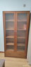 良工实木书柜带门北欧日式落地书架满墙置物架橡木原木书橱学生书房 胡桃色双门1米（高2000mm） 实拍图