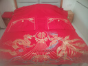 水星家纺结婚床上四件套纯棉100%红色婚庆床单被套新婚礼物龙凤1.8m家居馆 实拍图