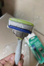 舒适（Schick）【痘敏肌】水次元5基础款手动剃须刀 5层刀片【1刀架1刀头】防刮伤男士剃须刮胡刀手动  实拍图
