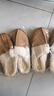 棉拖男棉拖女居家棉拖鞋加绒棉拖鞋男保暖鞋月子鞋女包头拖女 卡其色 44-45 偏小一码 实拍图