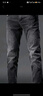 啄木鸟牛仔裤男秋冬加绒新款裤子修身男士弹力休闲长裤子潮流百搭裤子男 XML-1048黑色 30 实拍图