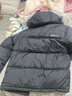 鸭鸭【255g充绒】羽绒服男士短款加厚冬季新款时尚面包服防寒保暖外套 黑色 2XL 实拍图