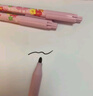 齐心(Comix)学生儿童文具美术双头勾线笔油性细杆记号笔 粉色笔杆女孩马克笔 黑色4支装EM833 实拍图