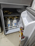志高（CHIGO）小冰箱迷你小型家用冷藏冷冻两用宿舍出租房用双门办公室电冰箱节能省电 【一级能效】76L银色【三天约一度电】 实拍图