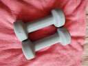 Keep 彩色浸塑哑铃 男士女士家用健身肌肉手臂塑形轻重量水蓝 2kg*2 实拍图