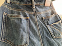 艾诺丝雅诗【商场同款】2025冬季新品复古丹宁纯棉高腰直筒牛仔裤女40933286 牛仔兰 M 实拍图