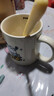马克杯高颜值ins风陶瓷杯卡通咖啡杯办公室家用早餐喝水杯子可爱 飞机小狗陶瓷杯 实拍图