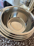 炊大皇 不锈钢盆筛五件套304钢加大加厚洗菜盆沥水和面盆沙拉拌菜调料盆 实拍图