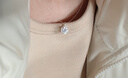 AJIDOU项链明星时尚同款闪耀人鱼之泪吊坠隐形锁骨链轻奢高级感情人节 实拍图