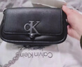 Calvin Klein时尚单肩包礼物链条包包金属字母旋扣翻盖CK女包斜挎马鞍包DH3240 实拍图