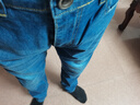 皮尔卡丹（pierre cardin）牛仔裤男秋季棉弹透气修身商务修身直筒裤长裤子蓝色30码 实拍图