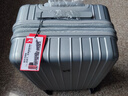 爱华仕行李箱20英寸男小型拉杆箱旅行箱女密码箱飞机登机箱6182磨砂灰色 实拍图