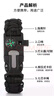 多功能户外伞绳手链打火石指南针登山救生手绳求救哨应急生存装备 多功能手链-藏青-1个装 实拍图